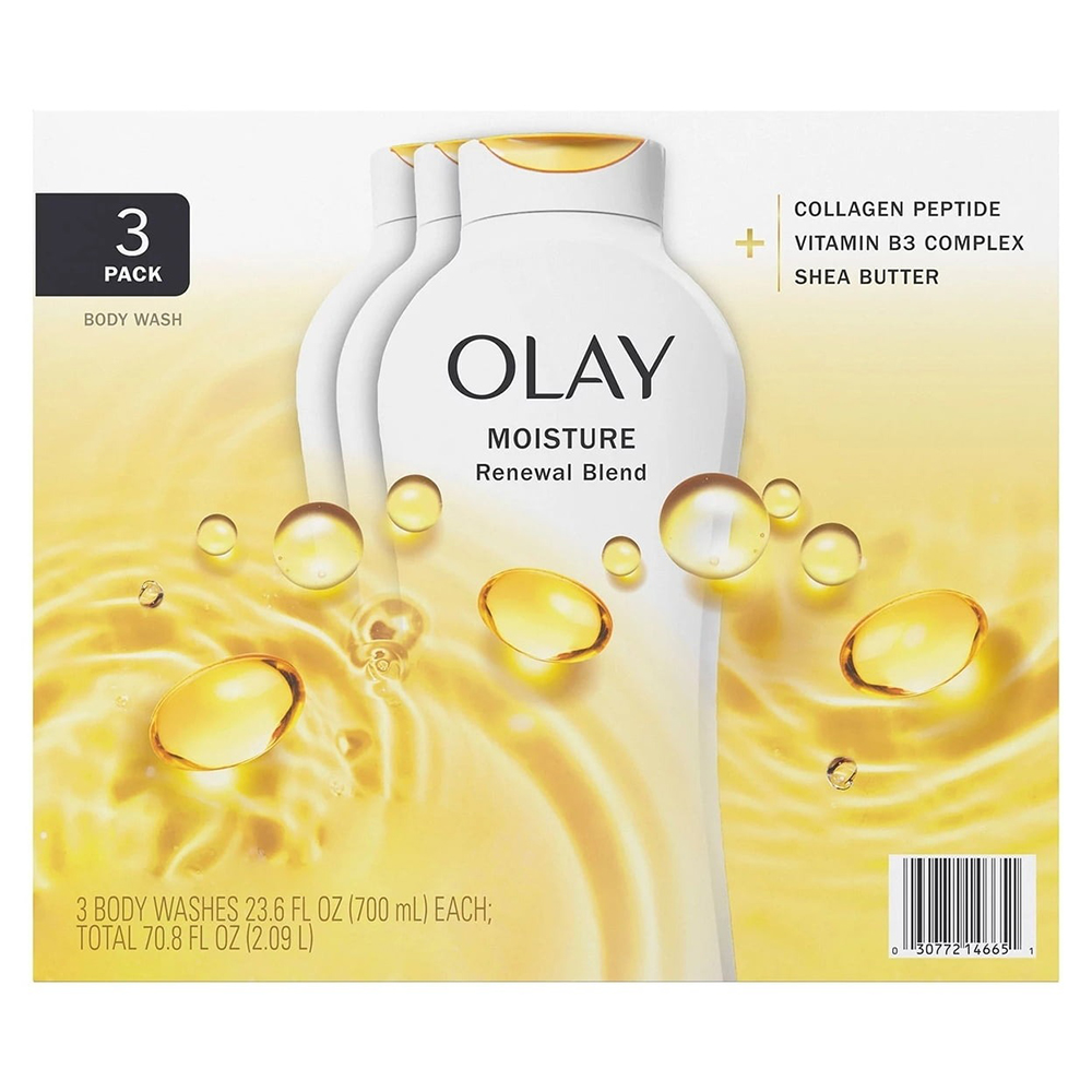 Set tắm Olay Moisture Renewal Blend, 3 x 700ml
