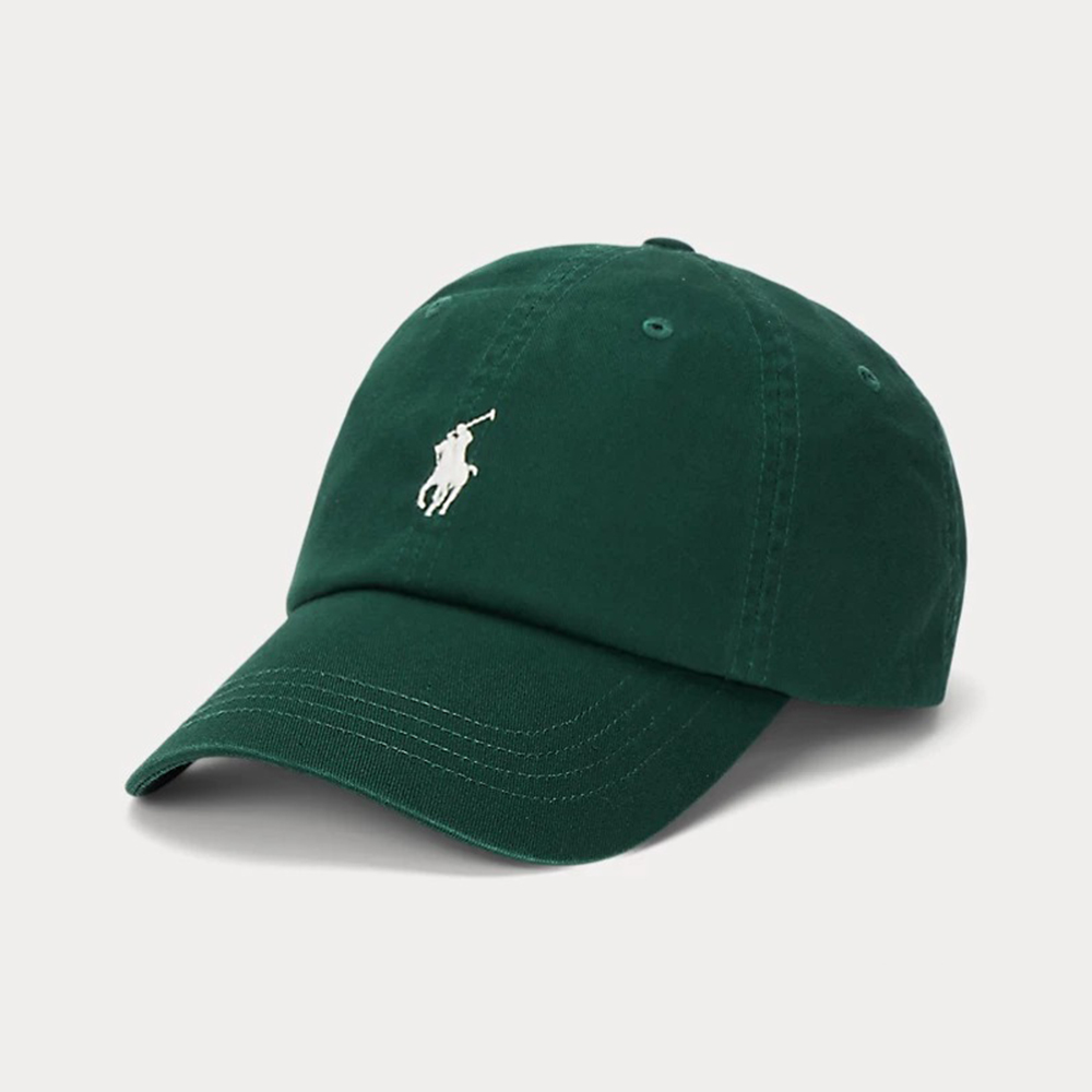 Mũ Polo Ralph Lauren Cotton Chino Ball Cap, Green/Cream