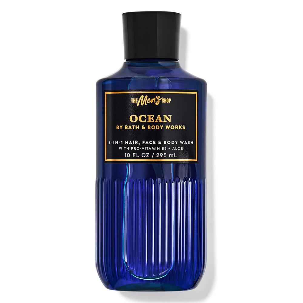 Gel tắm + gội + rửa mặt Bath & Body Works 3in1 Men's Collection - Ocean, 295ml