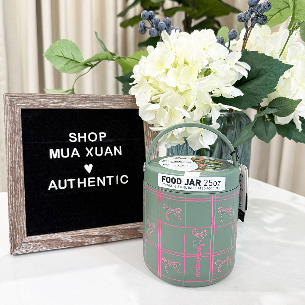 Bình đựng thức ăn giữ nhiệt Hydrapeak Stainless Steel Food Jars - Sage Leaf, 740ml