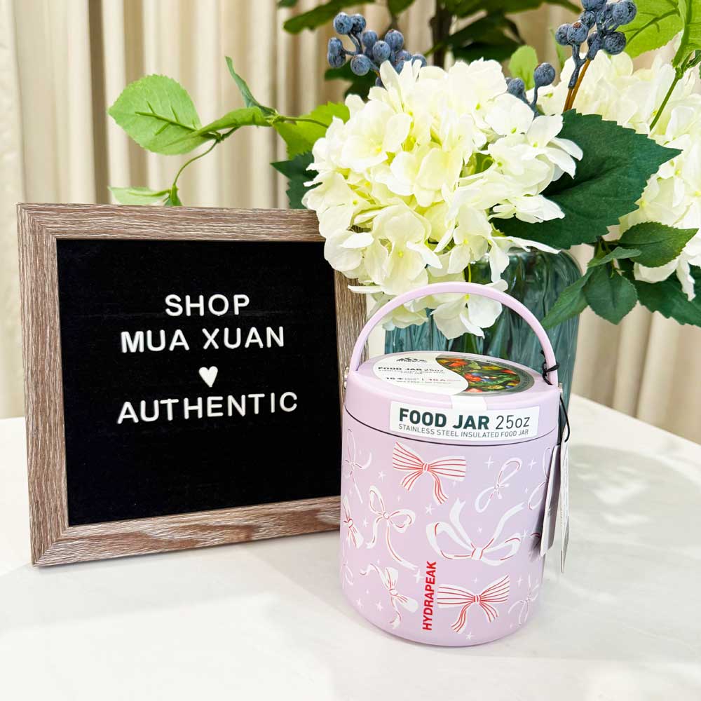 Bình đựng thức ăn giữ nhiệt Hydrapeak Stainless Steel Food Jars - Blush, 740ml