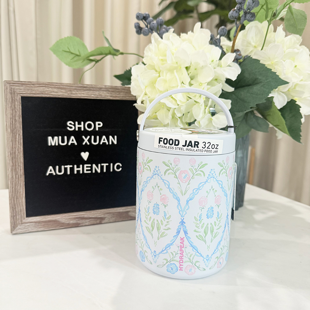 Bình đựng thức ăn giữ nhiệt Hydrapeak Stainless Steel Food Jars - Ice Blue, 947ml