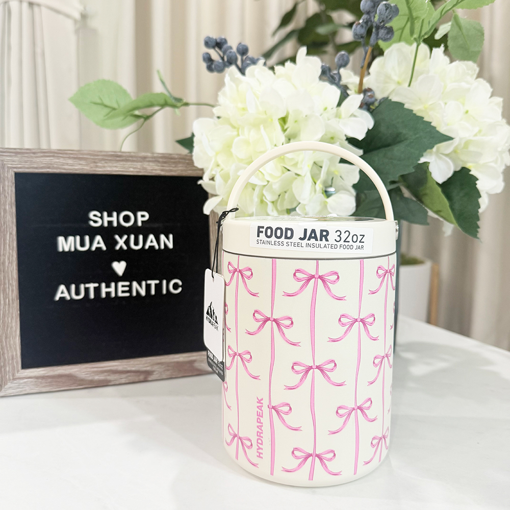 Bình đựng thức ăn giữ nhiệt Hydrapeak Stainless Steel Food Jars - Ivory, 947ml