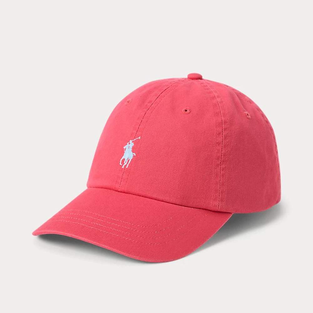 Mũ Polo Ralph Lauren Cotton Chino Ball Cap 8-20, Red/White