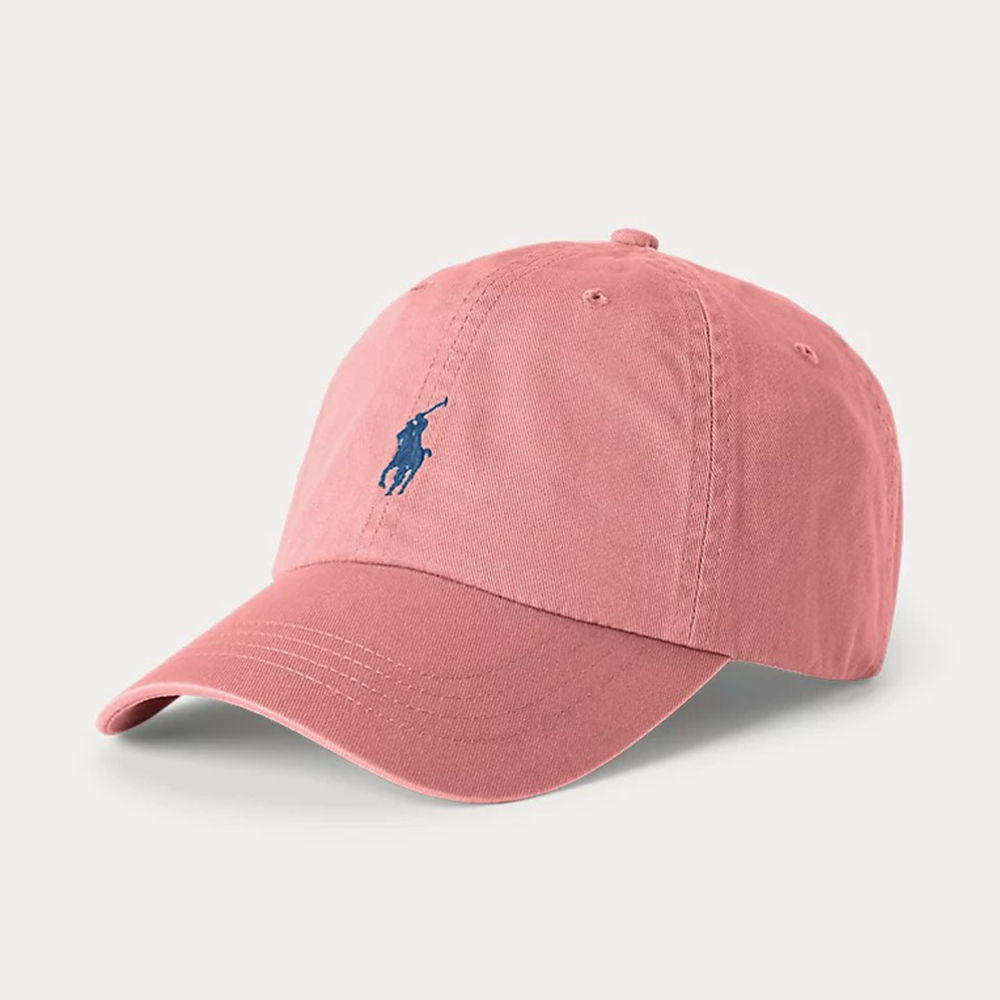 Mũ Polo Ralph Lauren Cotton Chino Ball Cap, Pink/Blue