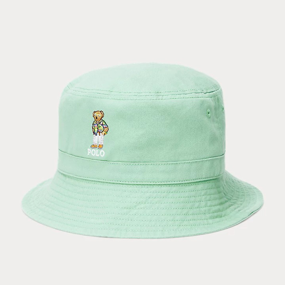 Mũ Polo Ralph Lauren Polo Bear Cotton Twin Bucket Hat 8-20, Green