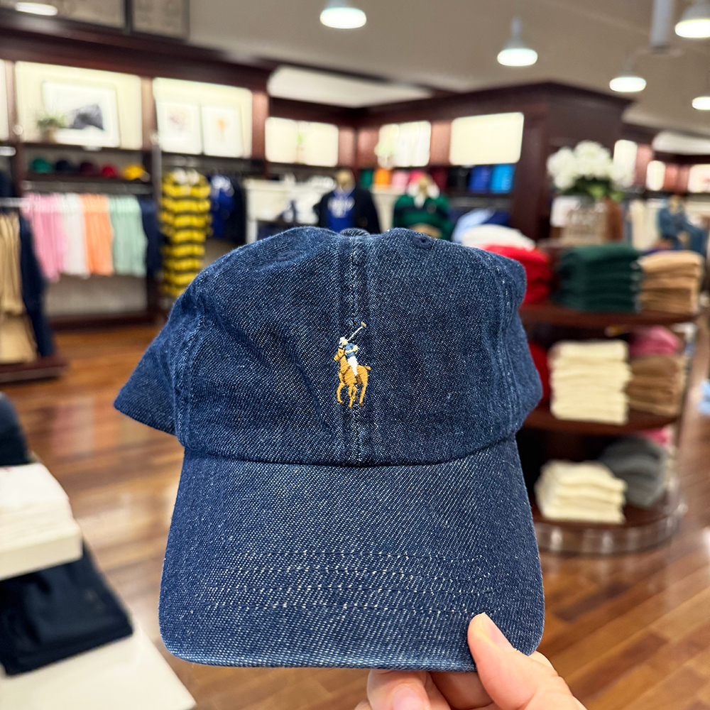 Mũ Polo Ralph Lauren Cotton Chino Ball Cap 8-20, Denim/Multi