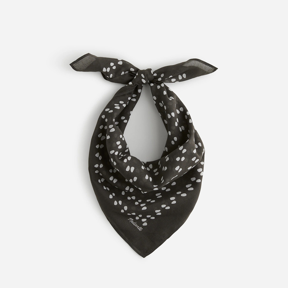 Khăn Madewell Organic Cotton Bandana, Soft Charcoal