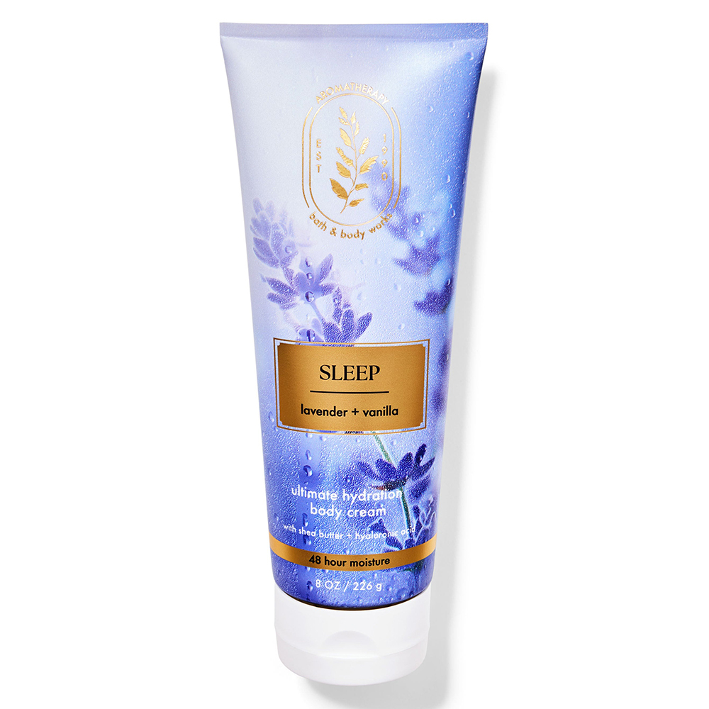 Kem dưỡng da Bath & Body Works Aromatherapy - Sleep Lavender + Vanilla, 226g