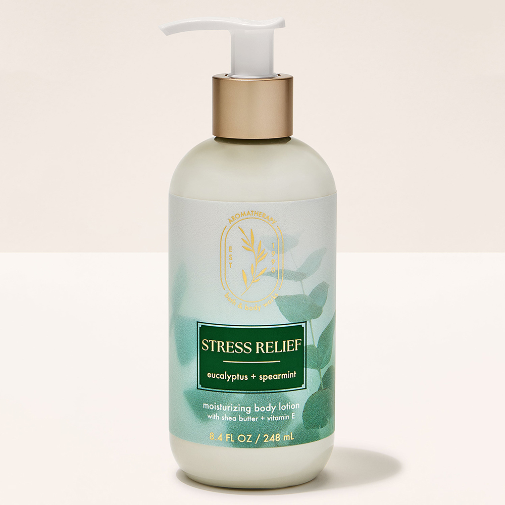 Lotion dưỡng da Bath & Body Works Aromatherapy - Stress Relief Eucalyptus + Spearmint, 248ml
