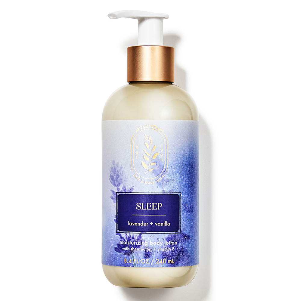 Lotion dưỡng da Bath & Body Works Aromatherapy - Sleep Lavender + Vanilla, 248ml
