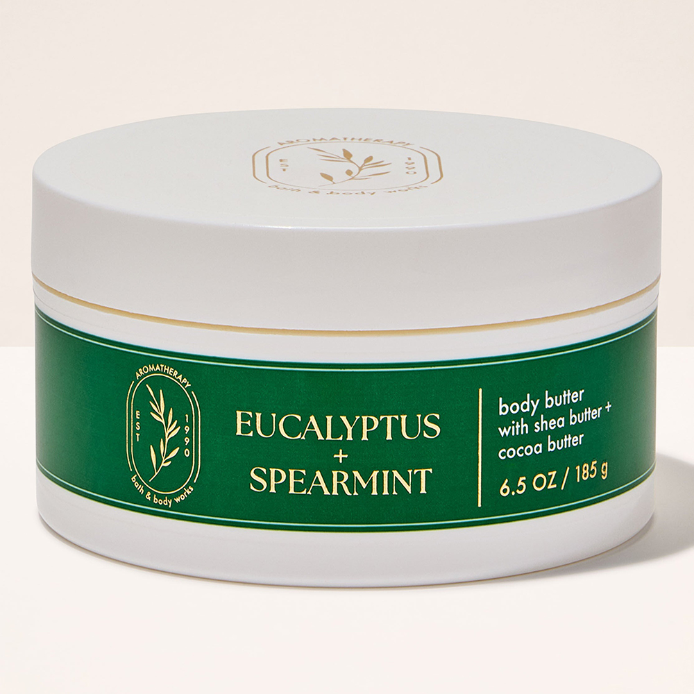 Bơ dưỡng thể Bath & Body Works Aromatherapy - Eucalyptus + Spearmint, 185ml