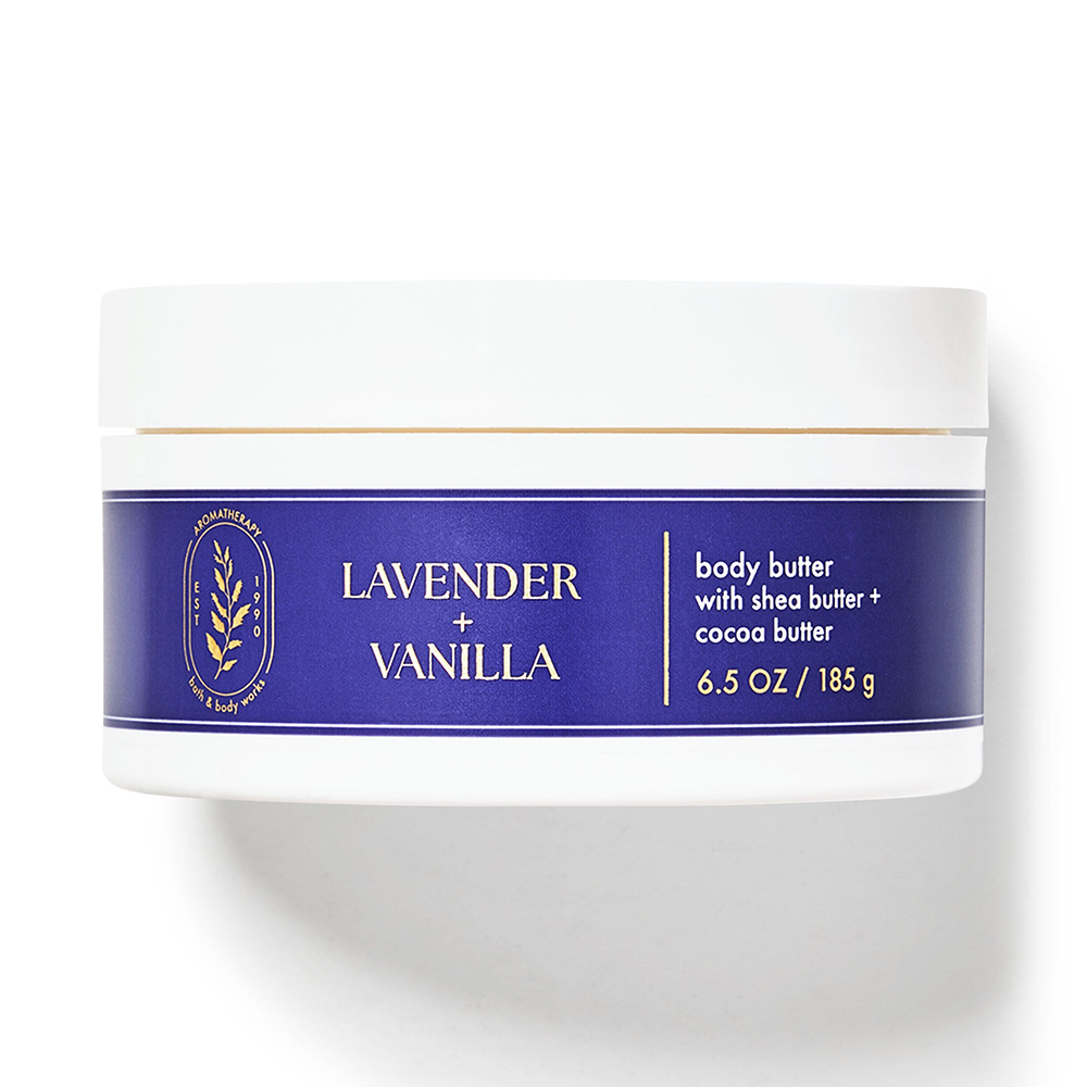 Bơ dưỡng thể Bath & Body Works Aromatherapy - Lavender + Vanilla, 185ml