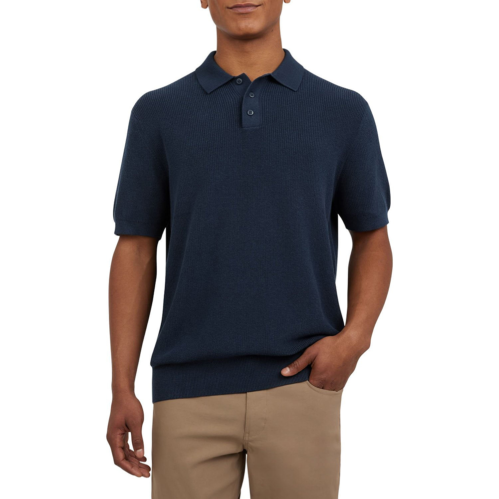 Áo DKNY Men's Sweater Polo - Navy, Size S
