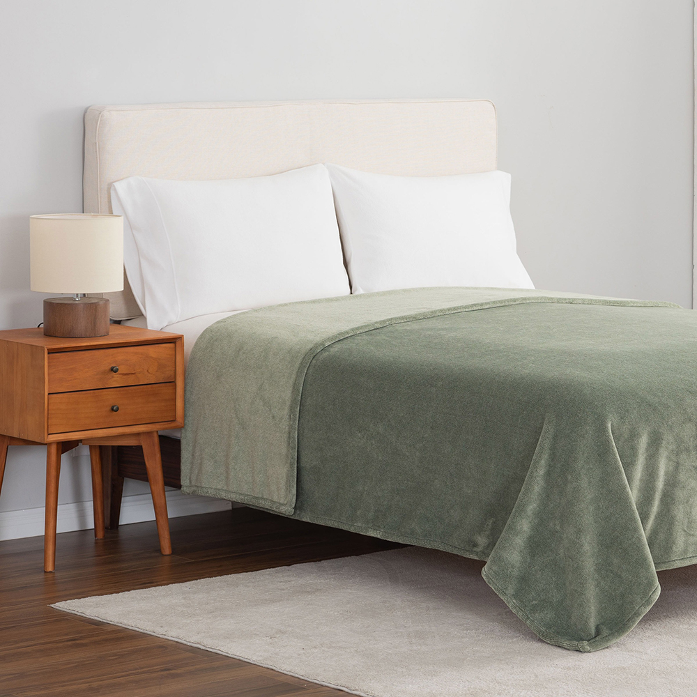 Chăn Berkshire Extra Plush - King, Green