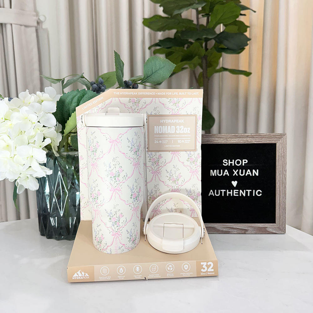 Set bình giữ nhiệt Hydrapeak Nomad Limited Edition - Ivory, 946ml