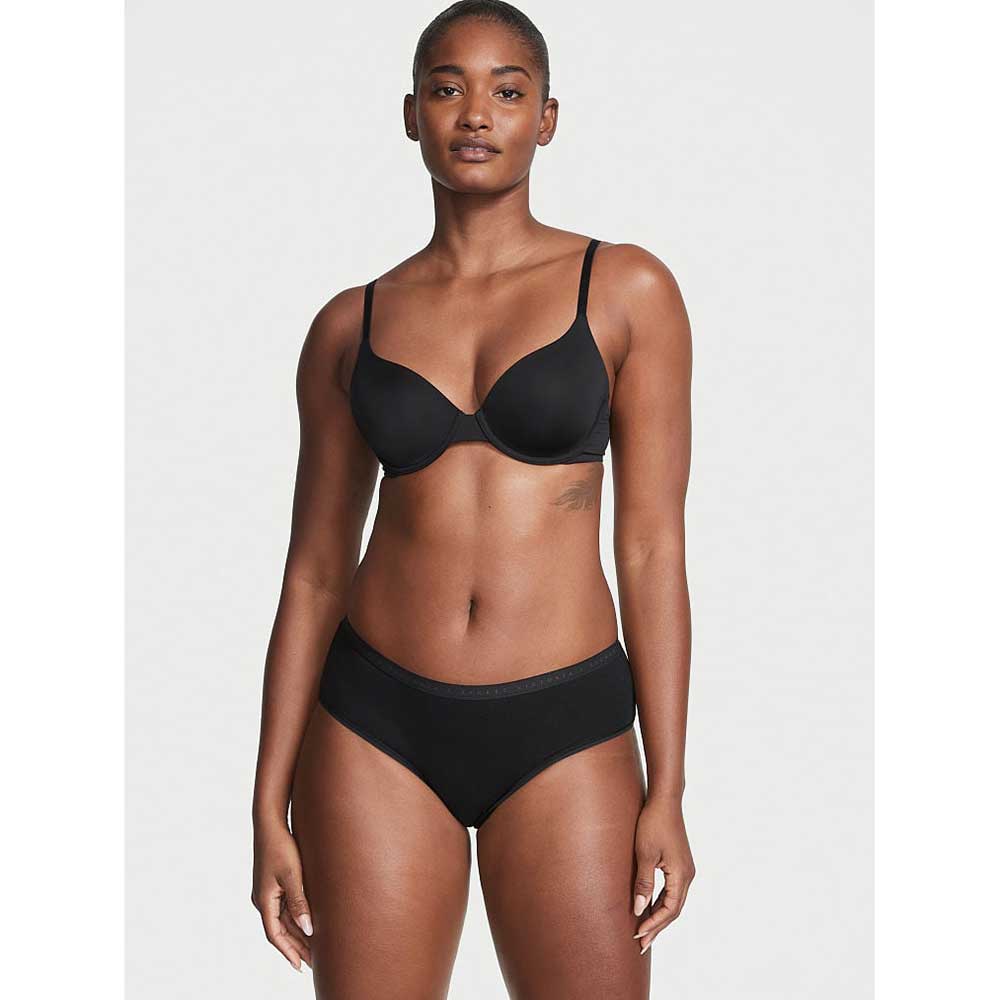 Quần lót Victoria's Secret Stretch Cotton Hiphugger - Black, Size L