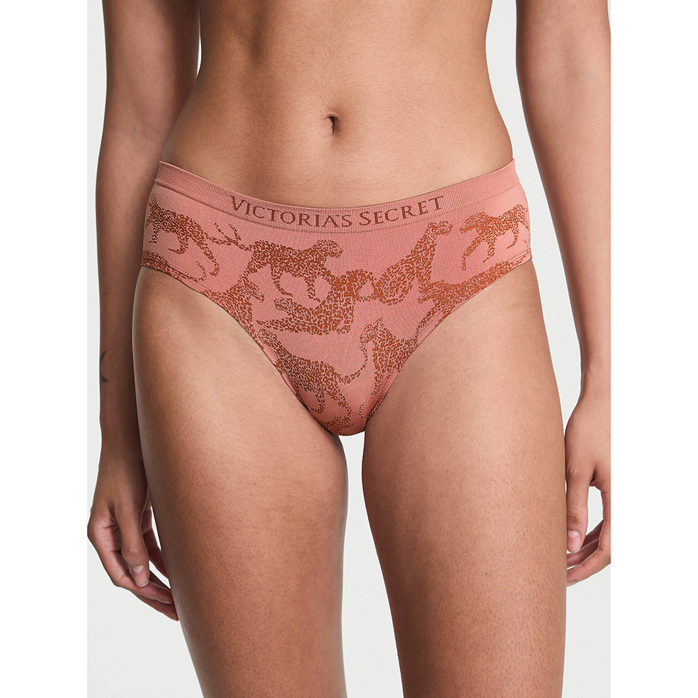 Quần lót Victoria's Secret Seamless Hiphugger - Desert Blush Leopards, Size S