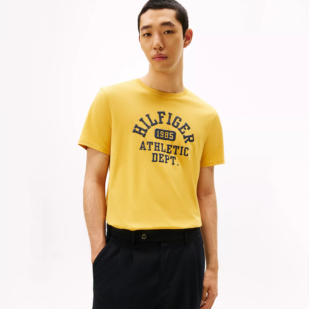 Áo Tommy Hilfiger Hilfiger 1985 Athletic Logo - City Yellow, Size S