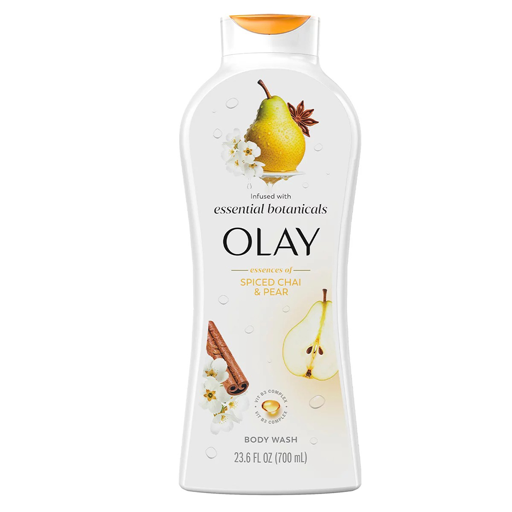 Sữa tắm Olay Essential Botanicals - Spiced Chai & Pear, 700ml