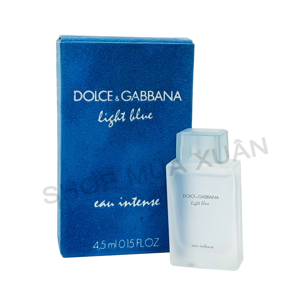 Nước hoa DOLCE & GABBANA Light Blue Eau Intense - Eau De Parfum  4.5ml