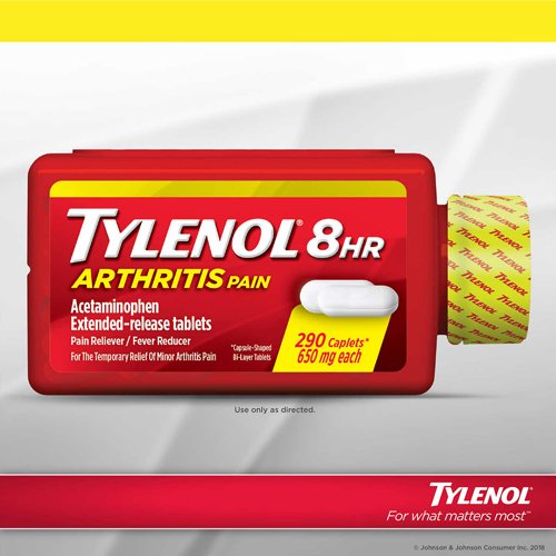 Tylenol 8 Hour Arthritis Pain, 290 viên nén