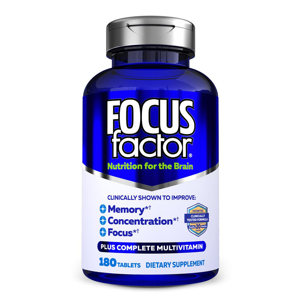 Focus Factor Nutrition For The Brain, 180 viên