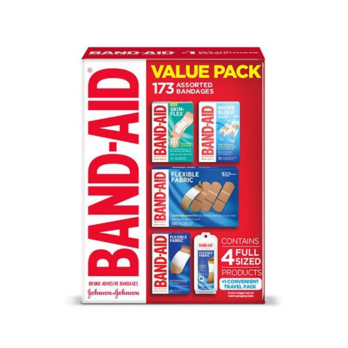 Băng cá nhân Band-Aid Brand Active Lifestyles, 173 miếng