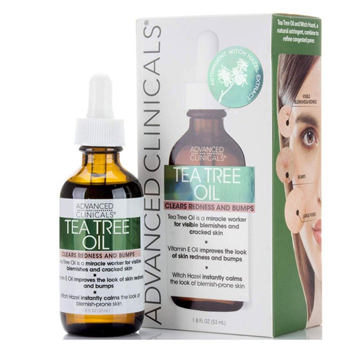 Advanced Clinicals Tea Tree Oil Clear Reness and Bumps, 53ml