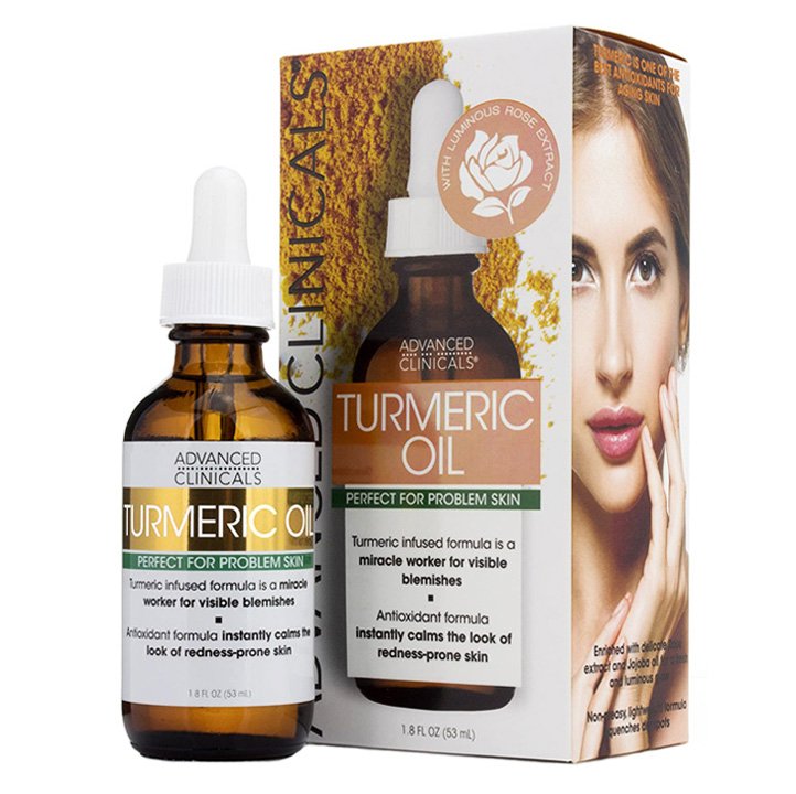 Advanced Clinicals Turmeric Oil Perfect For Problem Skin, 53ml