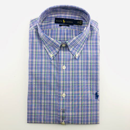 Polo Ralph Lauren Slim Spread Fit Shirt - Lavender Green, Size 16 (32/33)