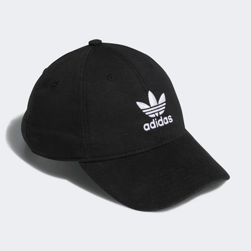 Adidas Women's Originals Relaxed Strap Hat, Back/White