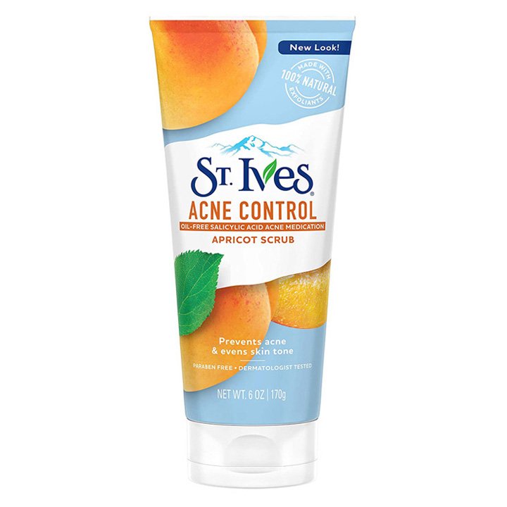 Rửa mặt St.Ives Acne Control Apricot Scrub, 170g