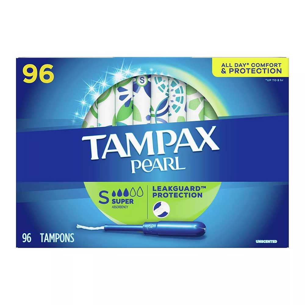 Tampax Pearl Super Tampons, 96 miếng