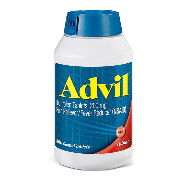 Advil Pain Reliever/ Fever Reducer, 360 viên