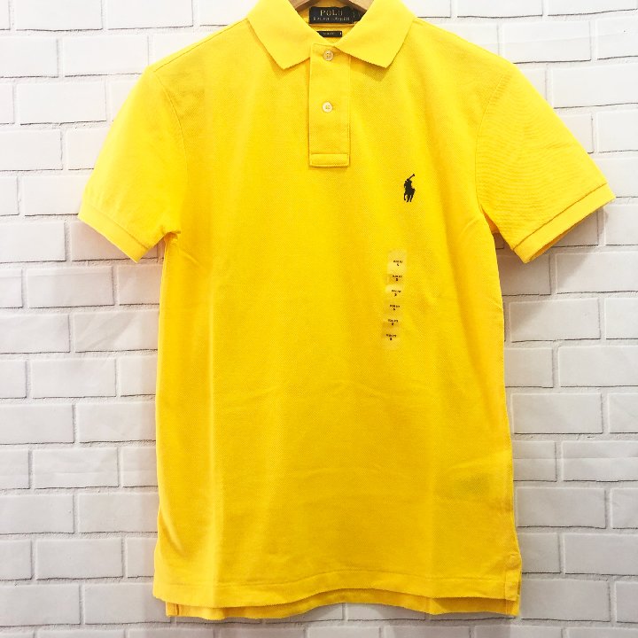 Polo Ralph Lauren Slim Fit Polo Shirt - Yellow, Size S