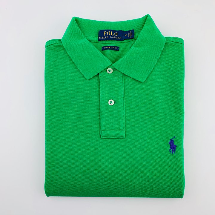 Polo Ralph Lauren Custom Slim Fit Polo Shirt - Green, Size L - Shop Mùa Xuân