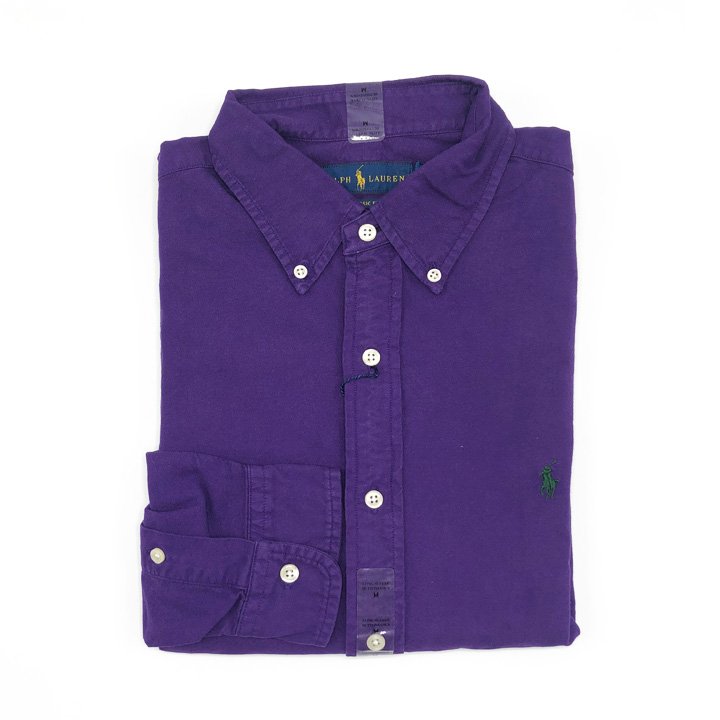 Polo Ralph Lauren Classic Fit Long Sleeve Buttondown – Purple, Size M