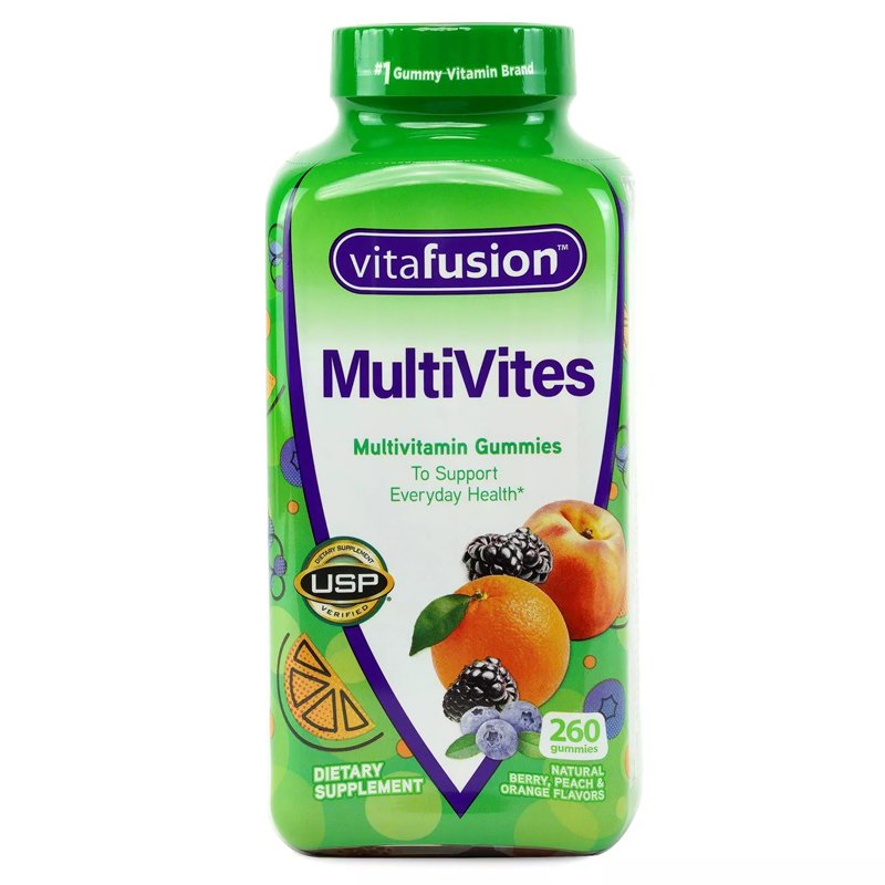 Vitafusion MultiVites Gummy Vitamis, 260 viên dẻo