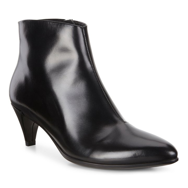 Ecco Shape 45 Kitten Heel Boot - Black, size 37