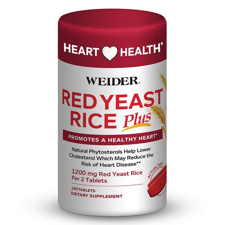 Weider Red Yeast Rice Plus 1200 mg, 240 viên