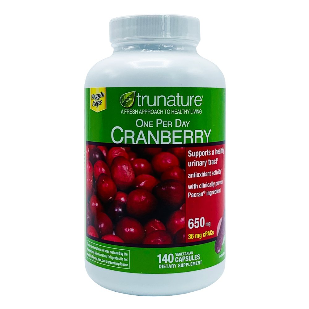 Trunature Cranberry 650 mg, 140viên
