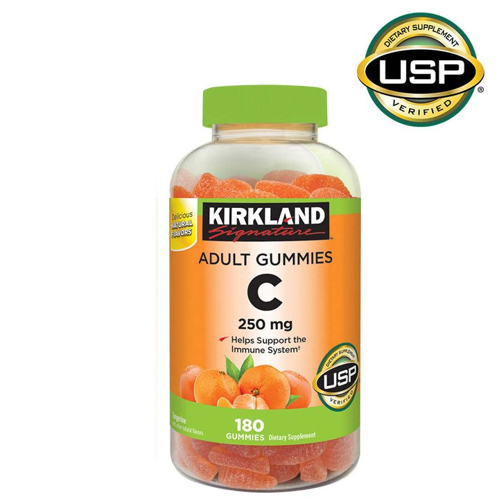 Kirkland Signature Vitamin C 250 mg, 180 viên