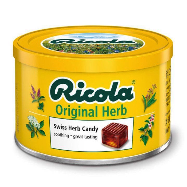 Kẹo ngậm Ricola Swiss Herb - Original Herb, 100g