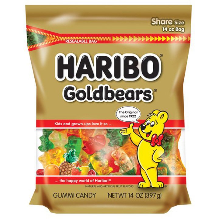 Kẹo dẻo Haribo Goldbears, 397g