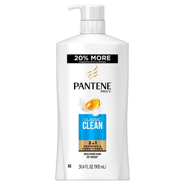 Dầu gội xả Pantene Pro-V Classic Clean 2in1, 900ml