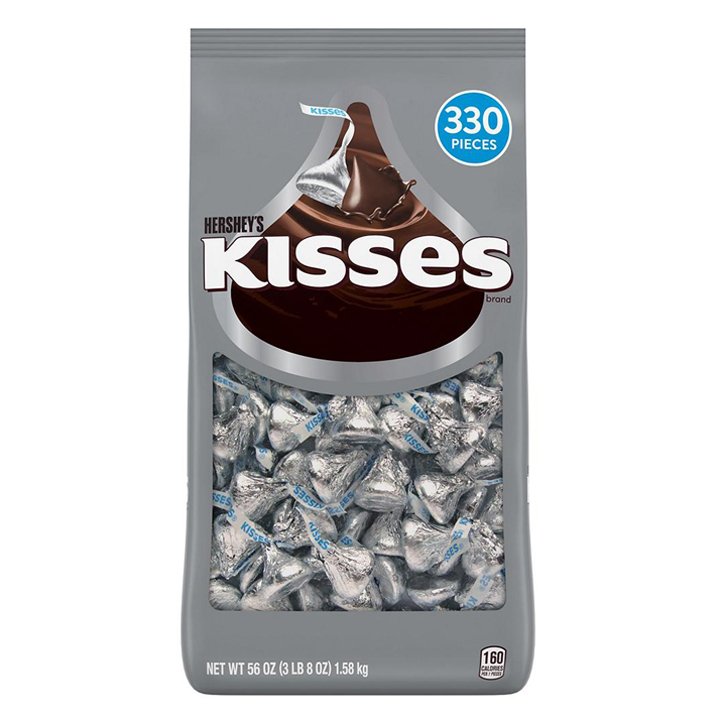 Kẹo Hershey's Kisses Milk Chocolate, 330 viên