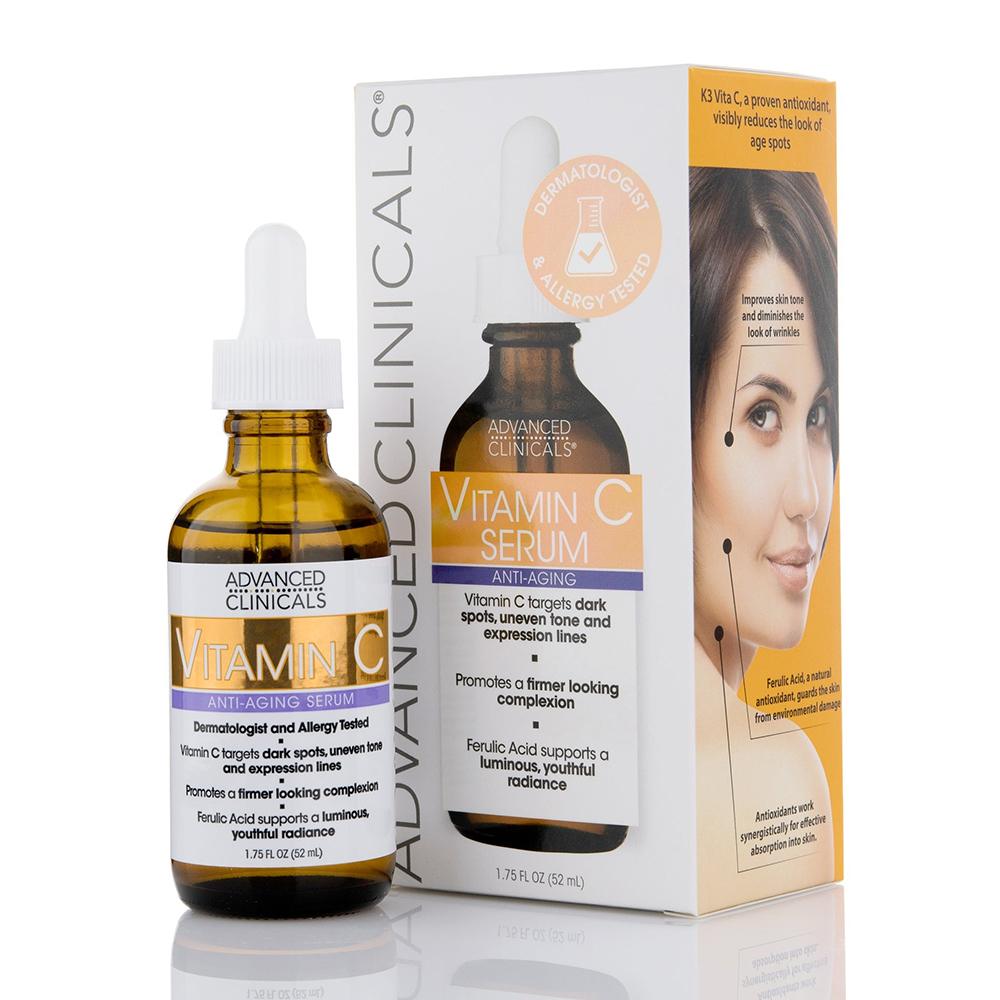 Advanced Clinicals Vitamin C Serum Anti-Aging, 52ml