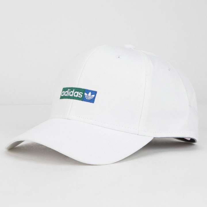 Adidas Escudo Two Tone Snapback Hat, White
