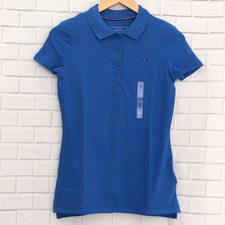Tommy Hilfiger Classic Fit Polo Shirt - Blue, size XS